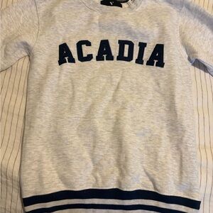 Acadia Women's Crew Neck Sweater - Gray